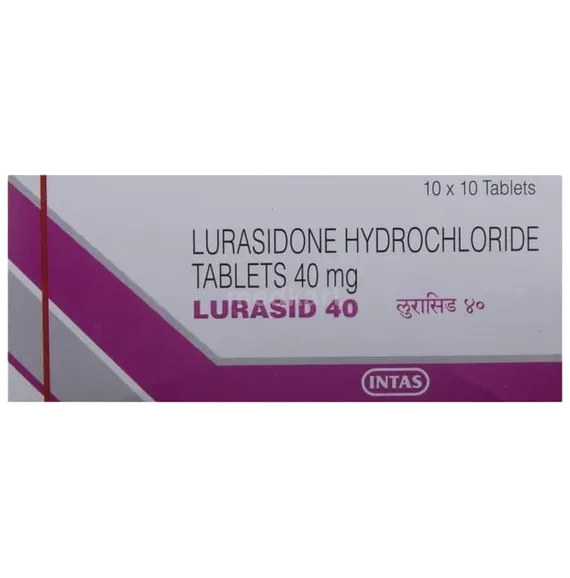 lurasid 40mg tablet 10's
